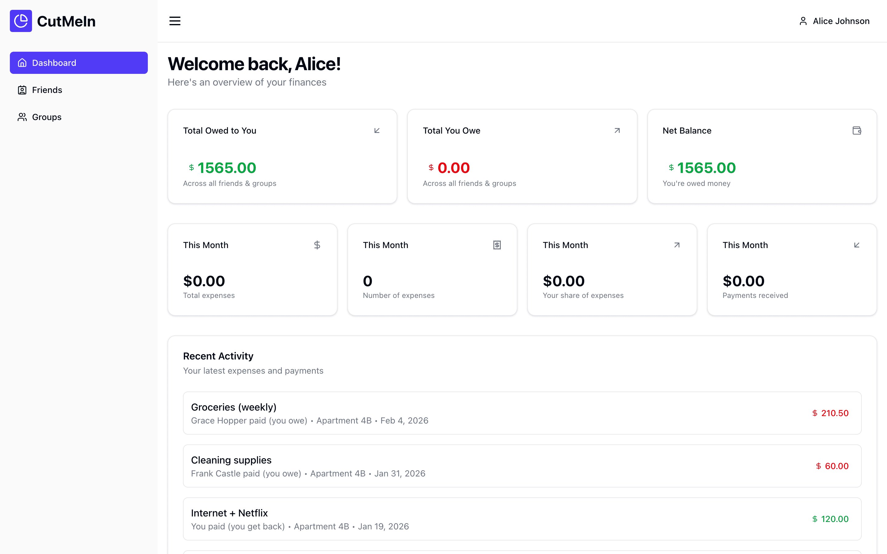 CutMeIn App Screenshot