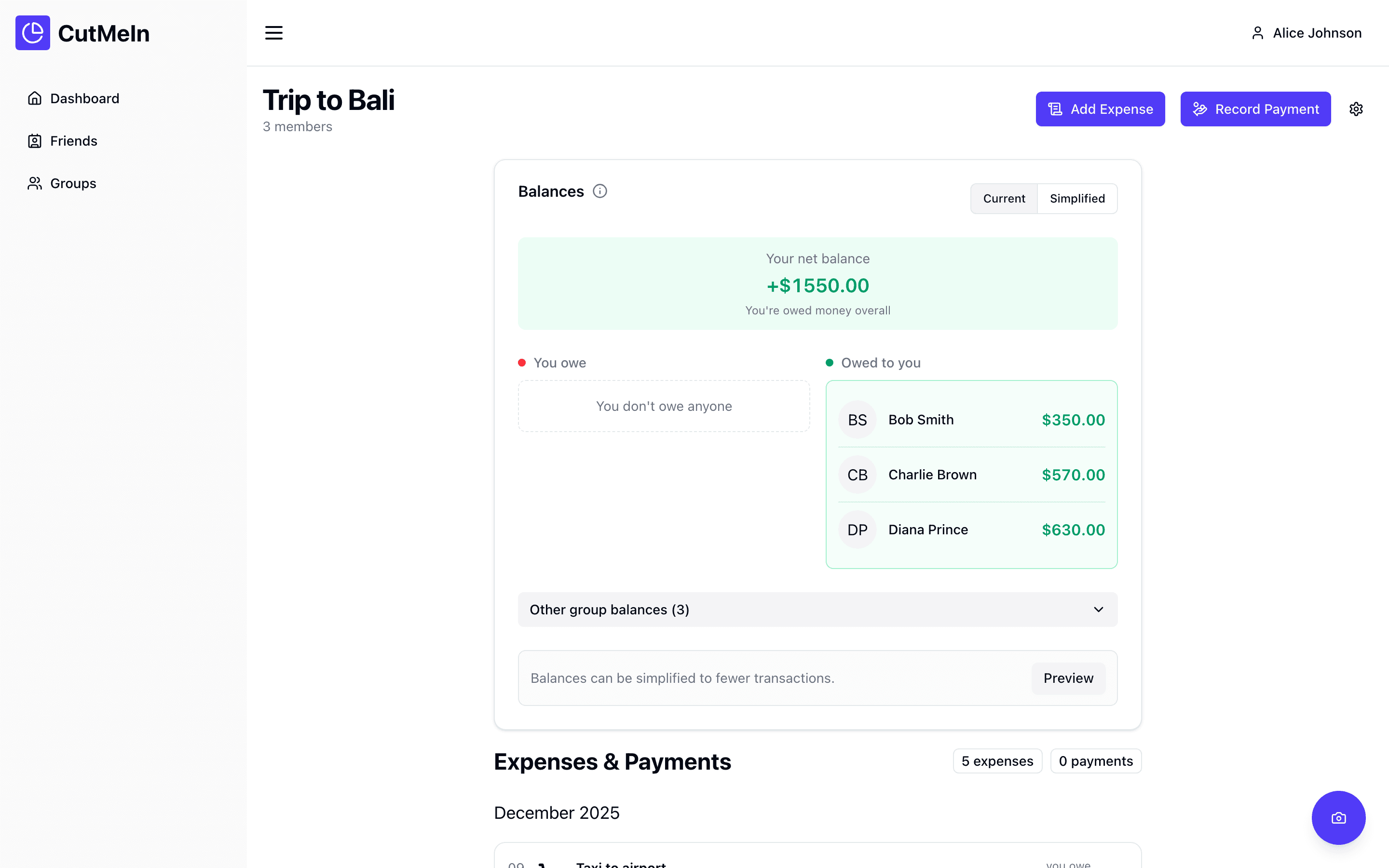 CutMeIn App Screenshot