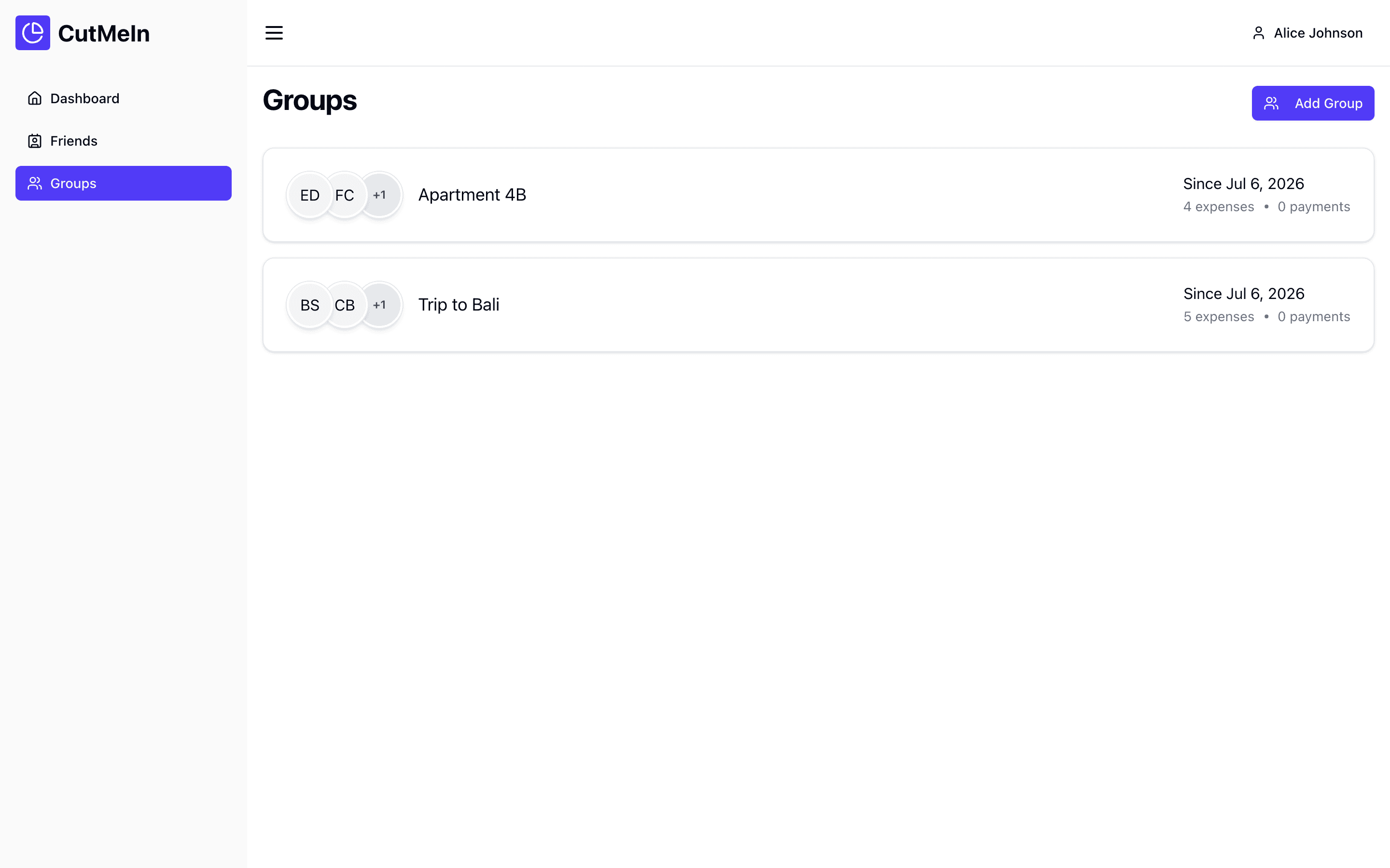CutMeIn App Screenshot